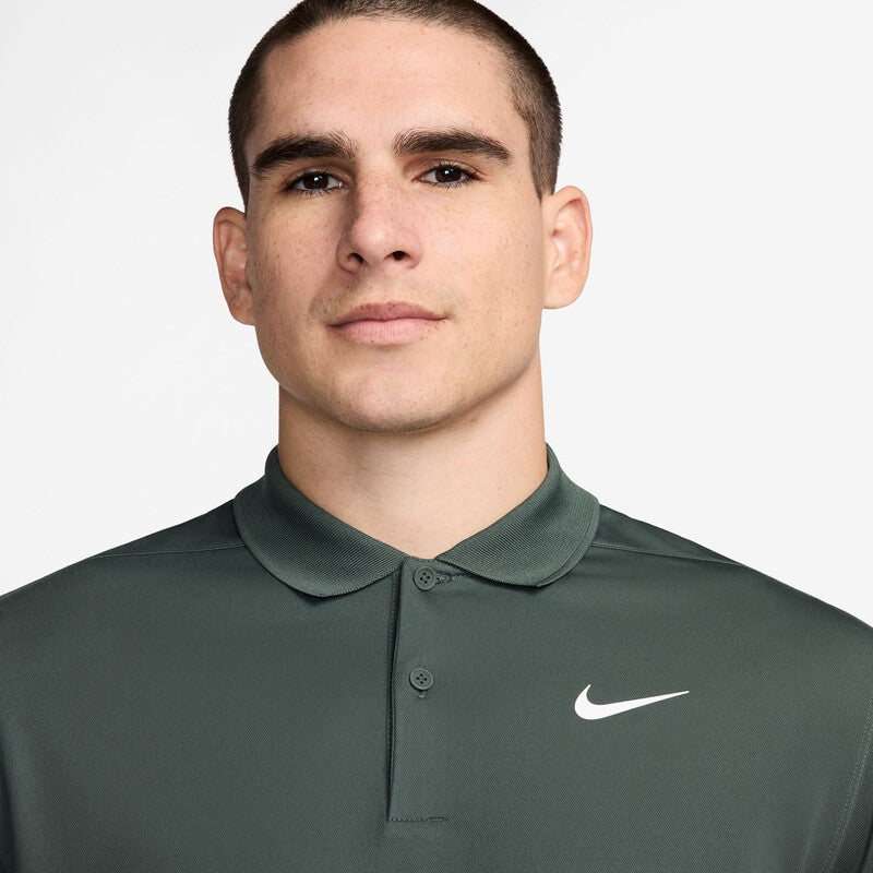 Nike Court Dri-Fit Pique Polo (M) (Vintage Green)
