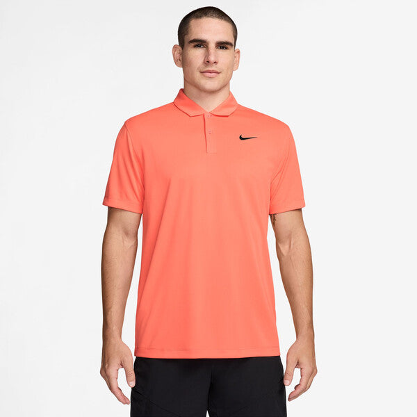 Nike Court Dri-Fit Solid Polo (M) (Lt Wild Mango)