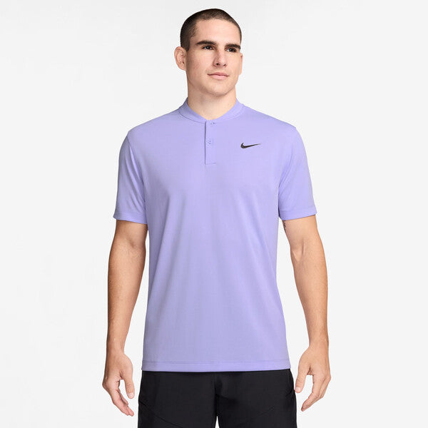 Nike Court Dri-Fit Blade Solid Polo (M) (Purple Pulse)