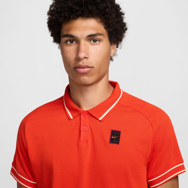 Nike Court Heritage Polo (M) (Picante Red)