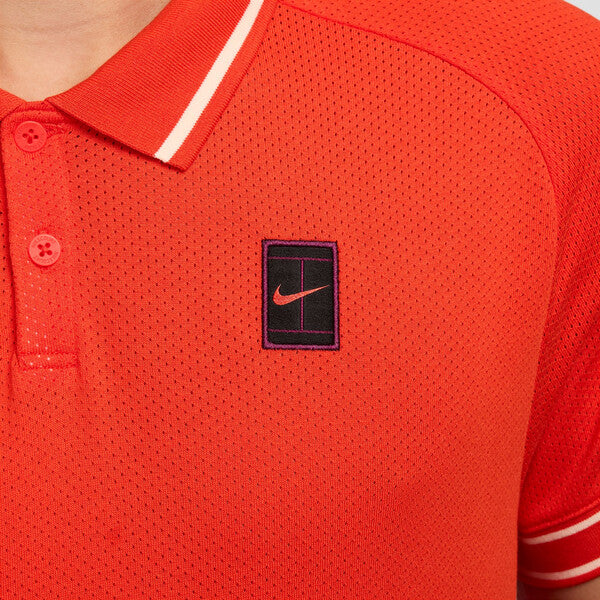 Nike Court Heritage Polo (M) (Picante Red)