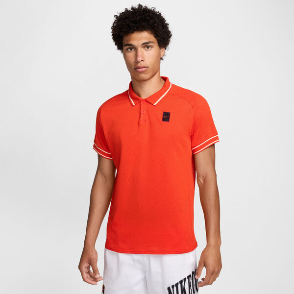 Nike Court Heritage Polo (M) (Picante Red)
