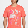 Nike Court Graphic Us Open Tee (M) (Lt Wild Mango)