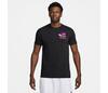 Nike Court Graphic Tennis Tee (M) (Black)