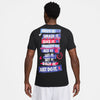 Nike Court Graphic Tennis Tee (M) (Black)