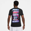 Nike Court Graphic Tennis Tee (M) (Black)