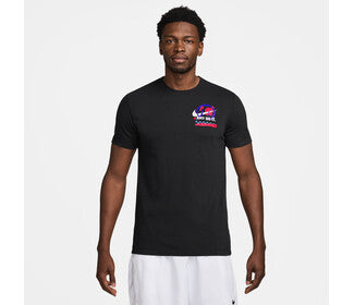 Nike Court Graphic Tennis Tee (M) (Black)
