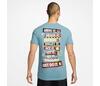 Nike Court Graphic Tennis Tee (M) (Denim Turqoise)