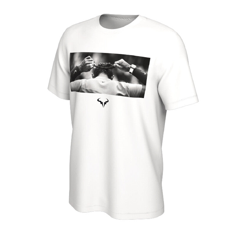 Nike Court Rafa Retirement Tee (M) (White)