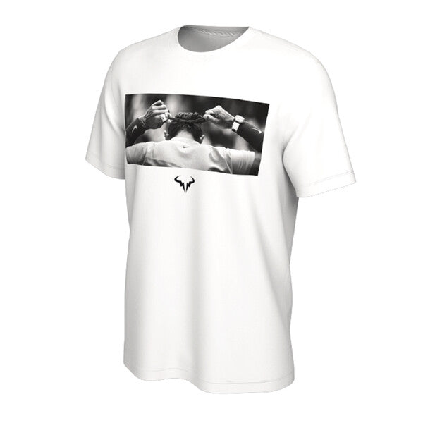 Nike Court Rafa Retirement Tee (M) (White)