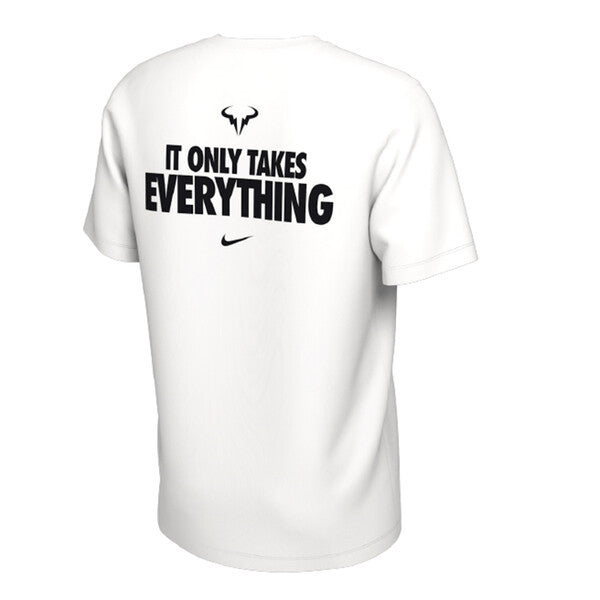 Nike Court Rafa Retirement Tee (M) (White)