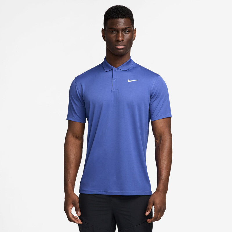 Nike Court Dri-Fit Pique Polo (M) (Royal Pulse)