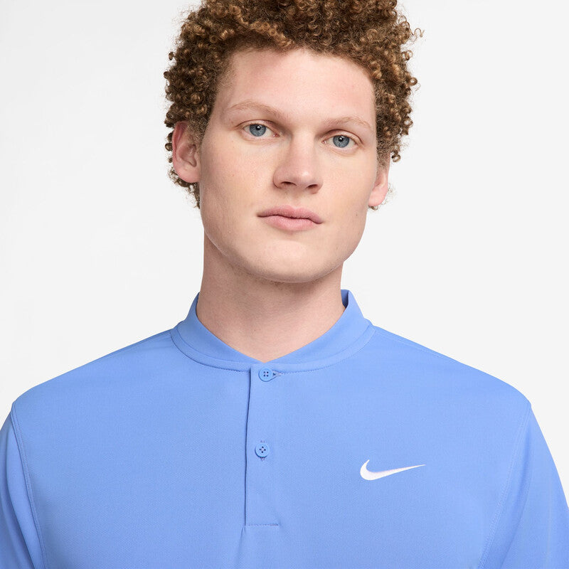 Nike Court Dri-Fit Blade Solid Polo (M) (Royal Pulse)
