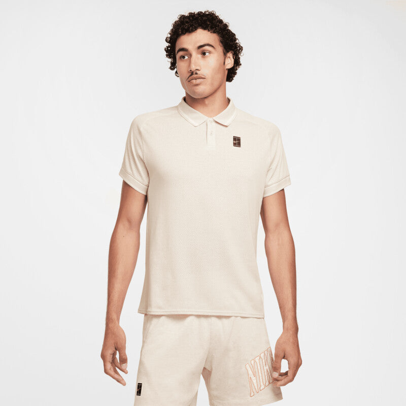 Nike Court Heritage Polo (M) (Lt Orewood Brown)