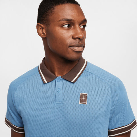 Nike Court Heritage Polo (M) (Aegean Storm)