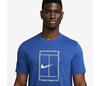 Nike Court Dri-Fit Heritage Tee (M) (Royal)