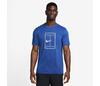 Nike Court Dri-Fit Heritage Tee (M) (Royal)