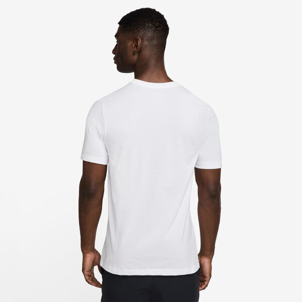 Nike Court Dri-Fit Graphic Tee (M) (White)