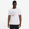 Nike Court Dri-Fit Graphic Tee (M) (White)