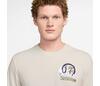 Nike Court Dri-Fit Graphic Tennis Tee (M) (Lt Orewood Brown)