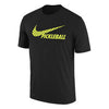 Nike Pickleball Dri-Fit Short Sleeve Tee (M) (Black)