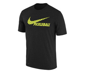 Nike Pickleball Dri-Fit Short Sleeve Tee (M) (Black)