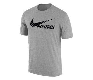 Nike Pickleball Dri-Fit Short Sleeve Tee (M) (Grey)