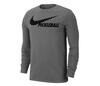 Nike Pickleball Dri-Fit Long Sleeve Tee (M) (Grey)