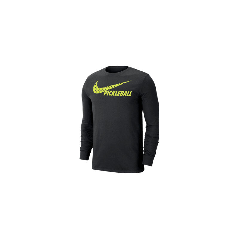 Nike Pickleball Core Long Sleeve Tee (M) (Black)