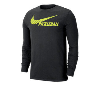Nike Pickleball Core Long Sleeve Tee (M) (Black)