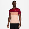 Nike Court Dri-Fit Advantage Printed Top (M) (Red)