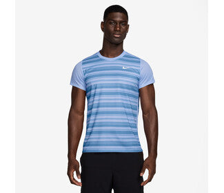 Nike Court Dri-Fit Victory Printed Top (M) (Blue)