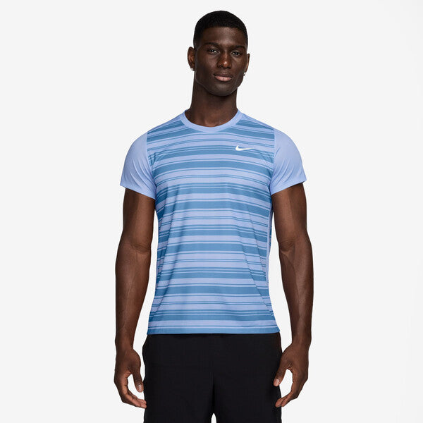 Nike Court Dri-Fit Victory Printed Top (M) (Blue)