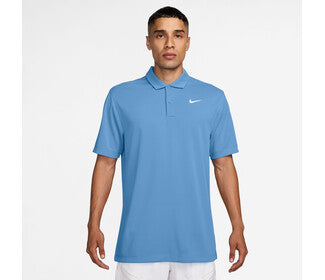 Nike Court Dri-Fit Solid Polo (M) (Blue)