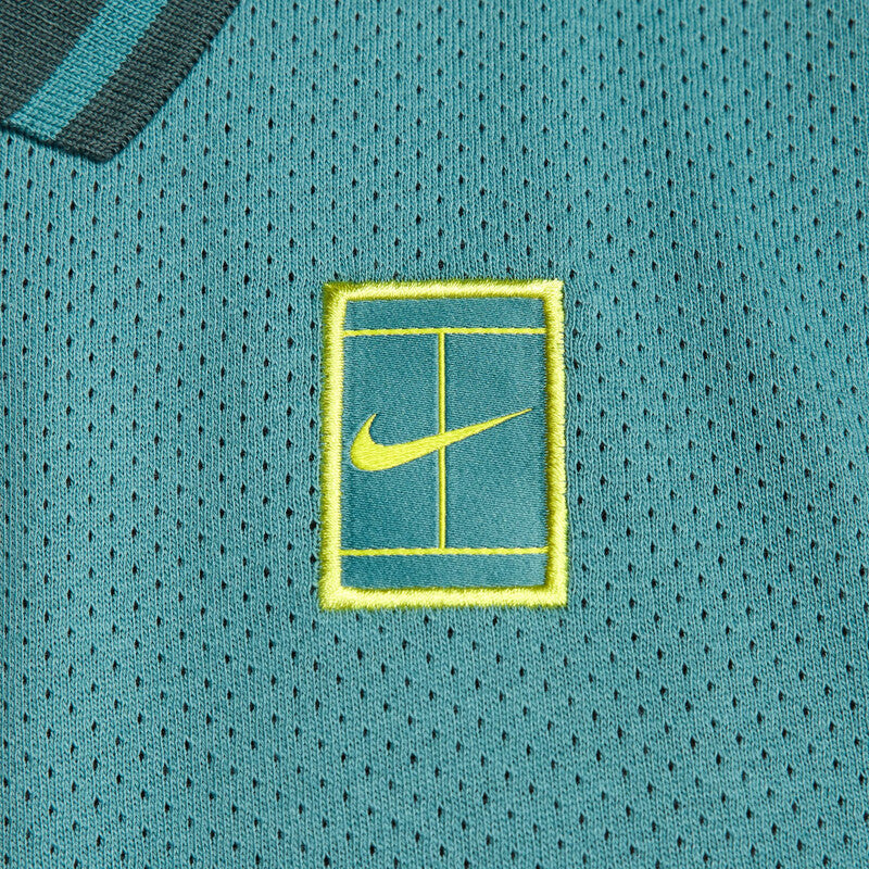 Nike Court Heritage Polo (M) (Teal)