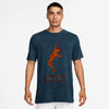 Nike Court Tennis Serve Tee (M) (Armory Navy)