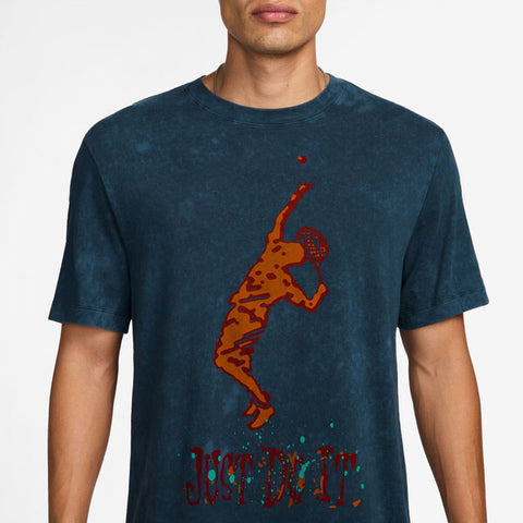 Nike Court Tennis Serve Tee (M) (Armory Navy)