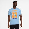 Nike Court Dri-Fit Tennis Tee Print (M) (Blue)