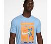 Nike Court Dri-Fit Tennis Tee Print (M) (Blue)