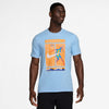 Nike Court Dri-Fit Tennis Tee Print (M) (Blue)