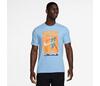 Nike Court Dri-Fit Tennis Tee Print (M) (Blue)