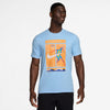 Nike Court Dri-Fit Tennis Tee Print (M) (Blue)