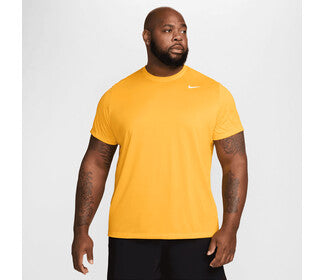 Nike Dri-Fit Legend Short Sleeve Tee (M) (Gold/White)