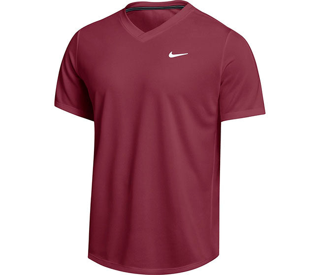 Nike Court Dri-Fit Victory Top (M) (Cardinal)