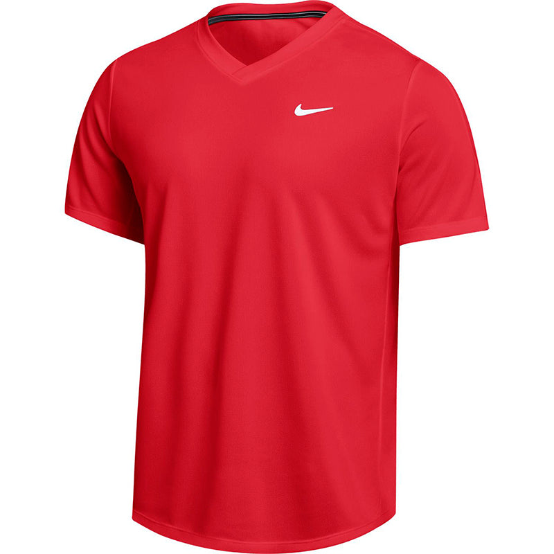 Nike Court Dri-Fit Victory Top (M) (Red) Nike CN105F-RED-XXL