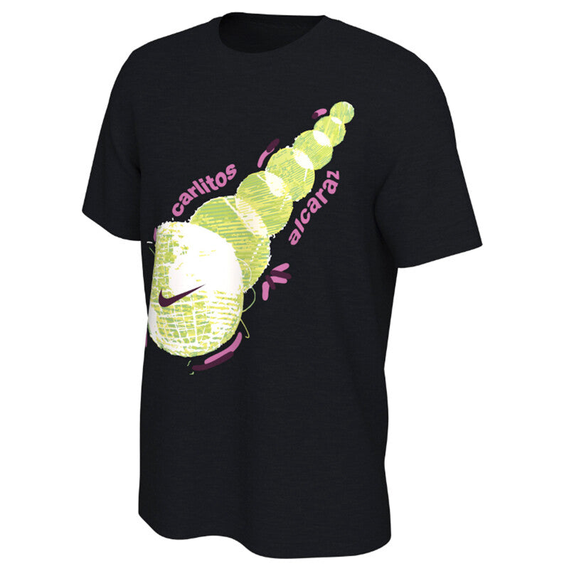 Nike Court Alcaraz Us Open Tee (M) (Black) Nike