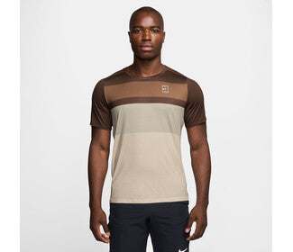 Nike Court Advantage Printed Top (M) (Cacao)