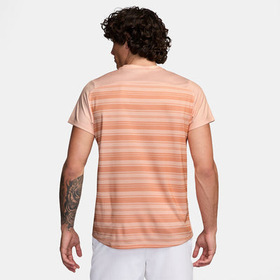Nike Court Dri-Fit Victory Printed Top (M) (Washed Coral)