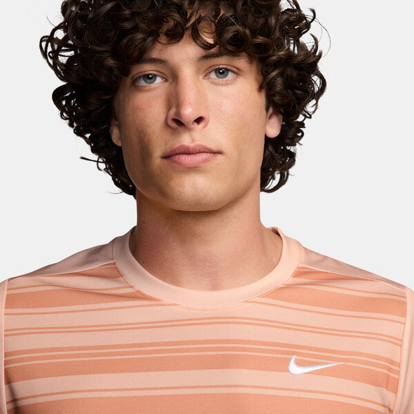 Nike Court Dri-Fit Victory Printed Top (M) (Washed Coral)