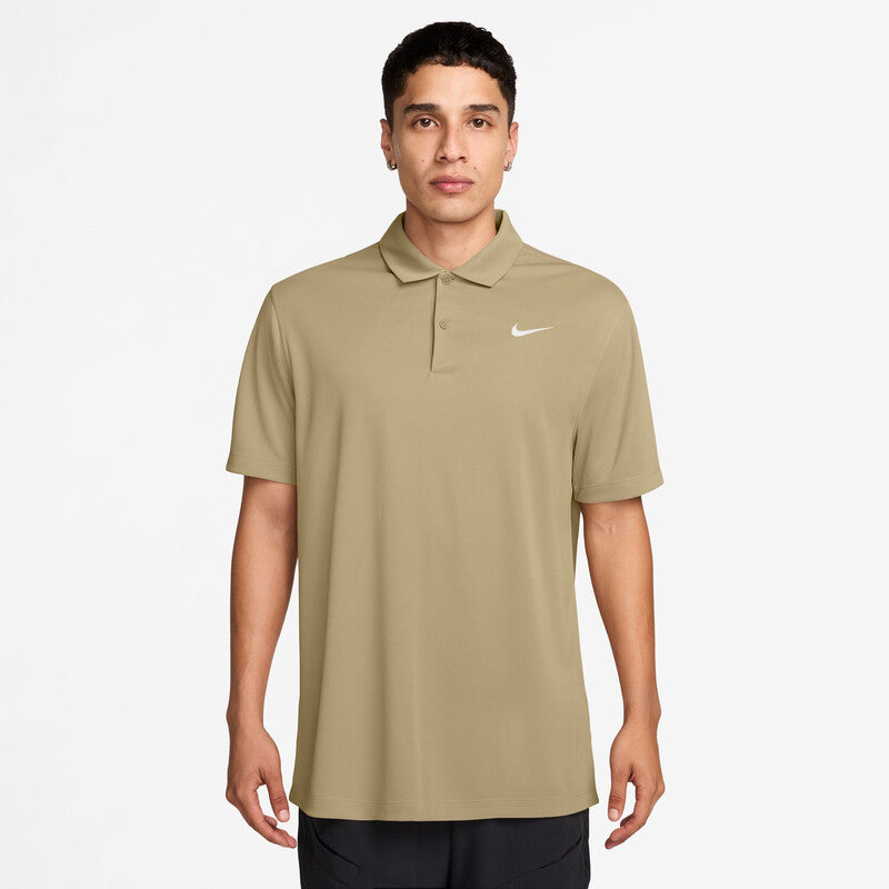 Nike Court Dri-Fit Solid Polo (M) (Beige)